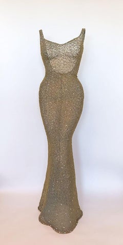 Marilyn icónica en oro iridiscente 3