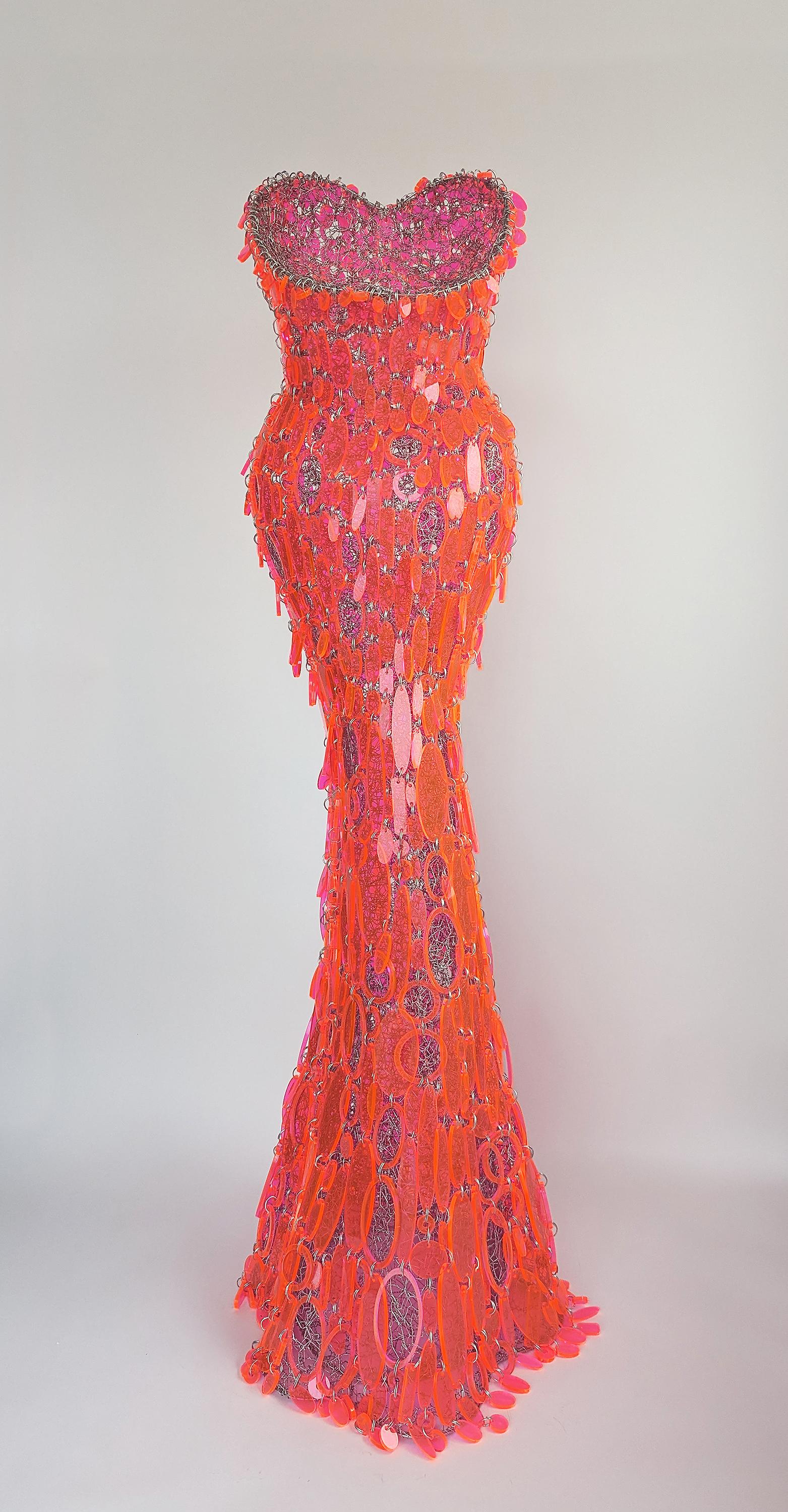 Ms. Universal Love - Gray Figurative Sculpture by Sophie DeFrancesca