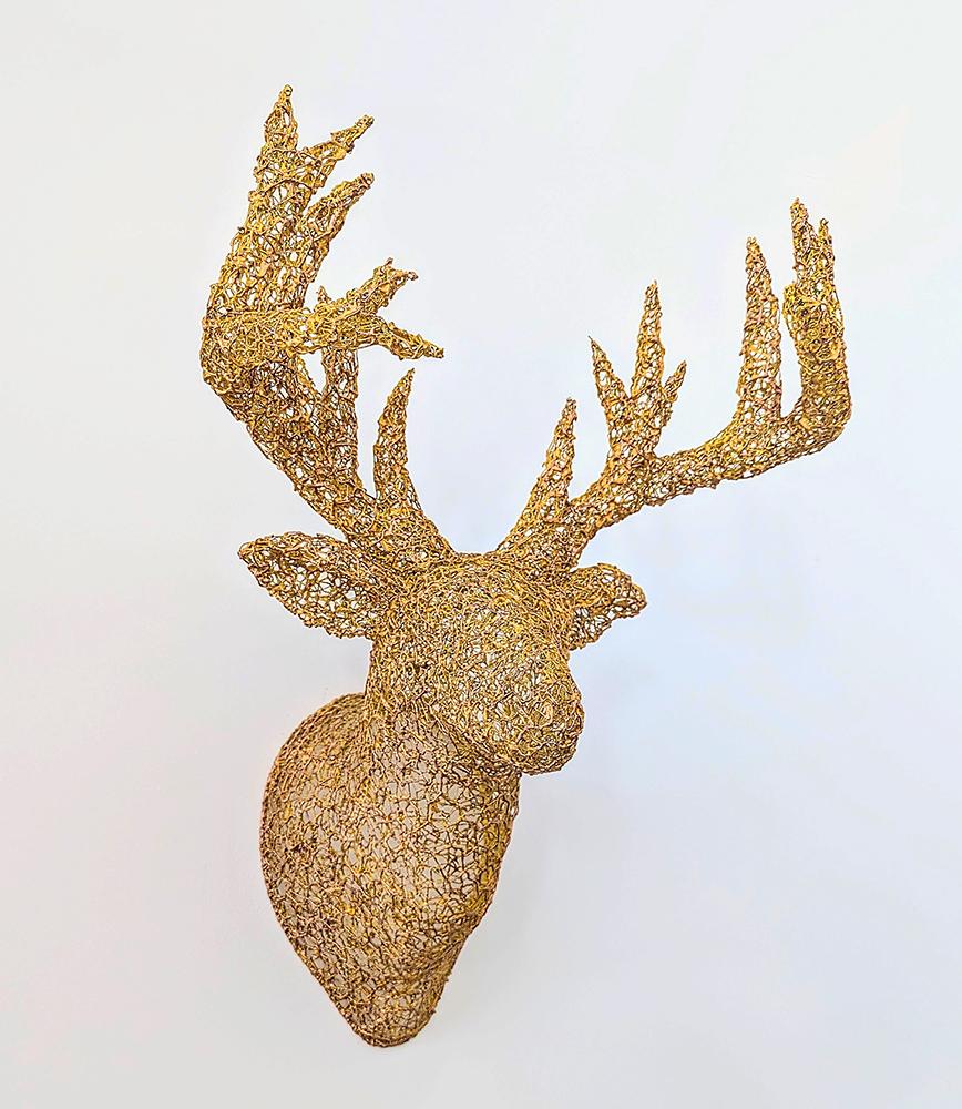 Sun King - Sculpture by Sophie DeFrancesca