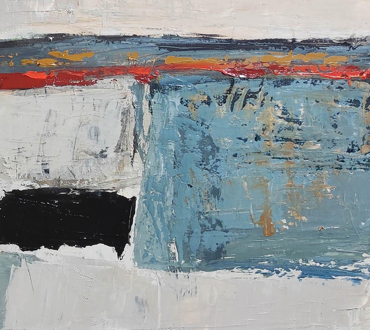 Astratto, Paesaggio espressionista, Artista francese, Moderno, Olio su tela in vendita 8