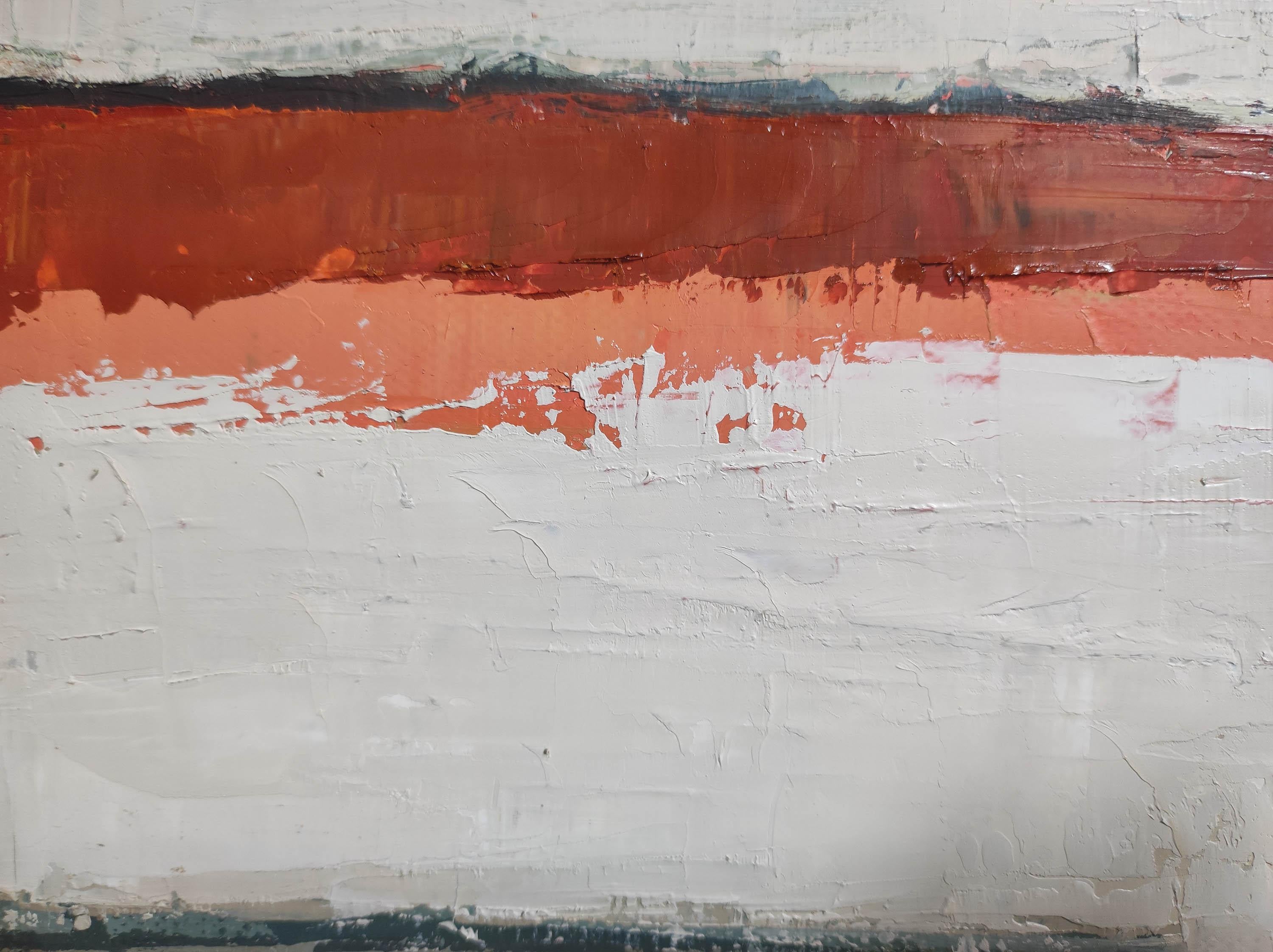 Astratto, Paesaggio espressionista, Artista francese, Moderno, Olio su tela in vendita 4