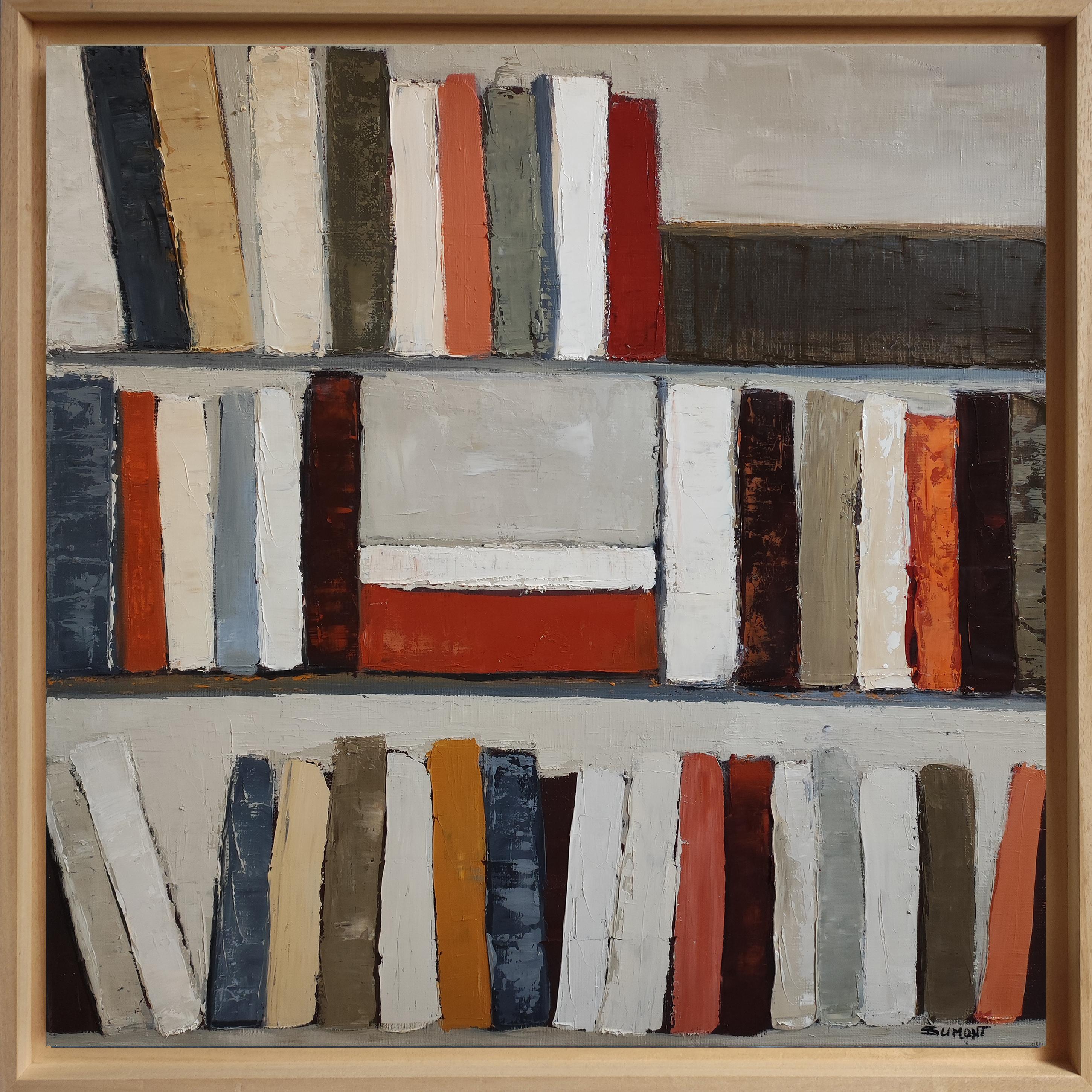 Architecture du savoir, Biblioteca astratta contemporanea, Espressionismo, Olio