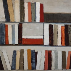 Arquitectura del saber, Biblioteca contemporánea abstracta, Expresionismo, Óleo