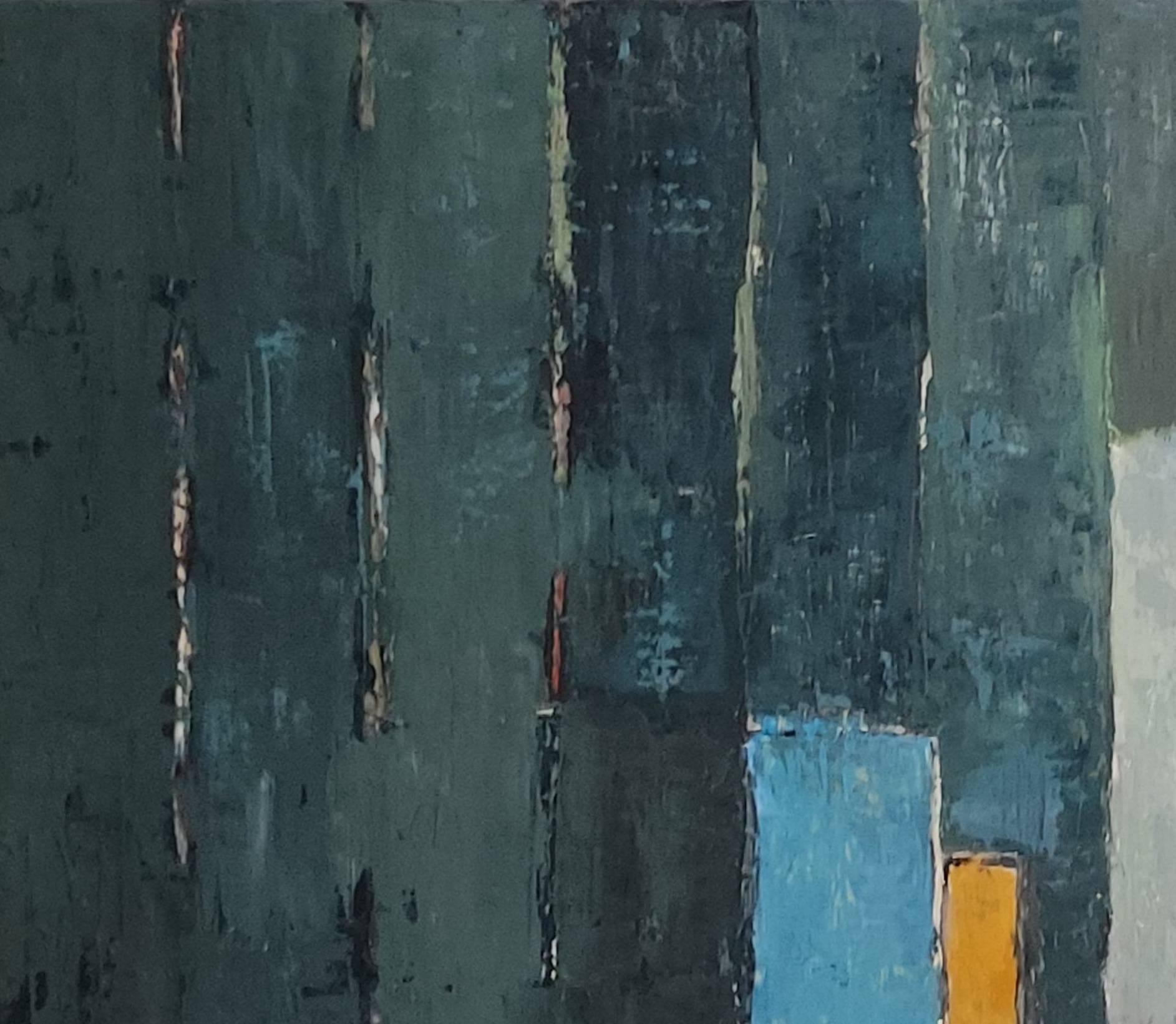 Atelier 10, Arte astratta, Geometrico, Olio su tela, Grande formato, Espressionismo in vendita 1