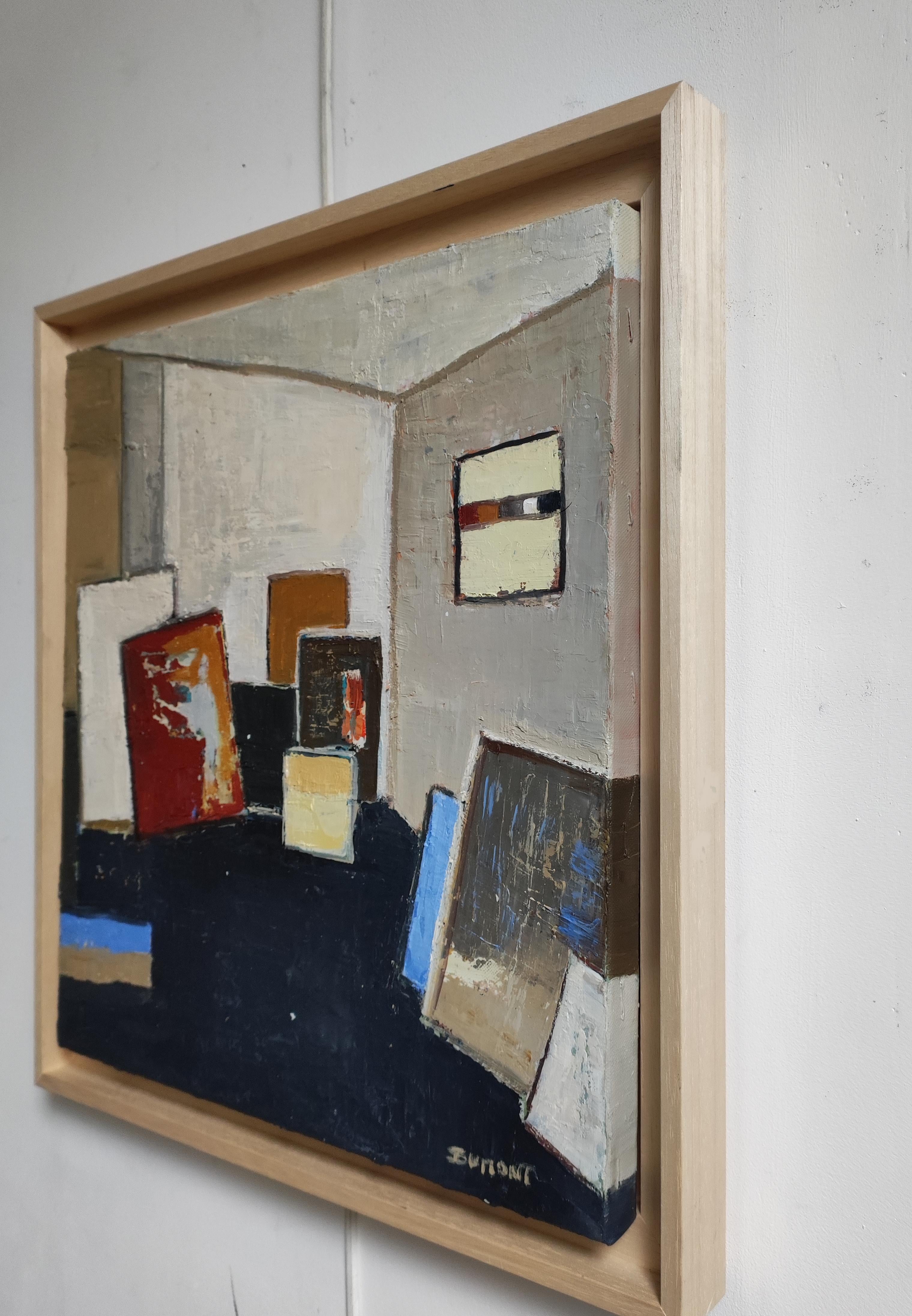 Atelier 9, natura morta, studio astratto, olio, espressionismo, artista francese 5