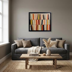 Atelier des reliures Abstract library, Books, Oil paint, Contemporary, Geometric