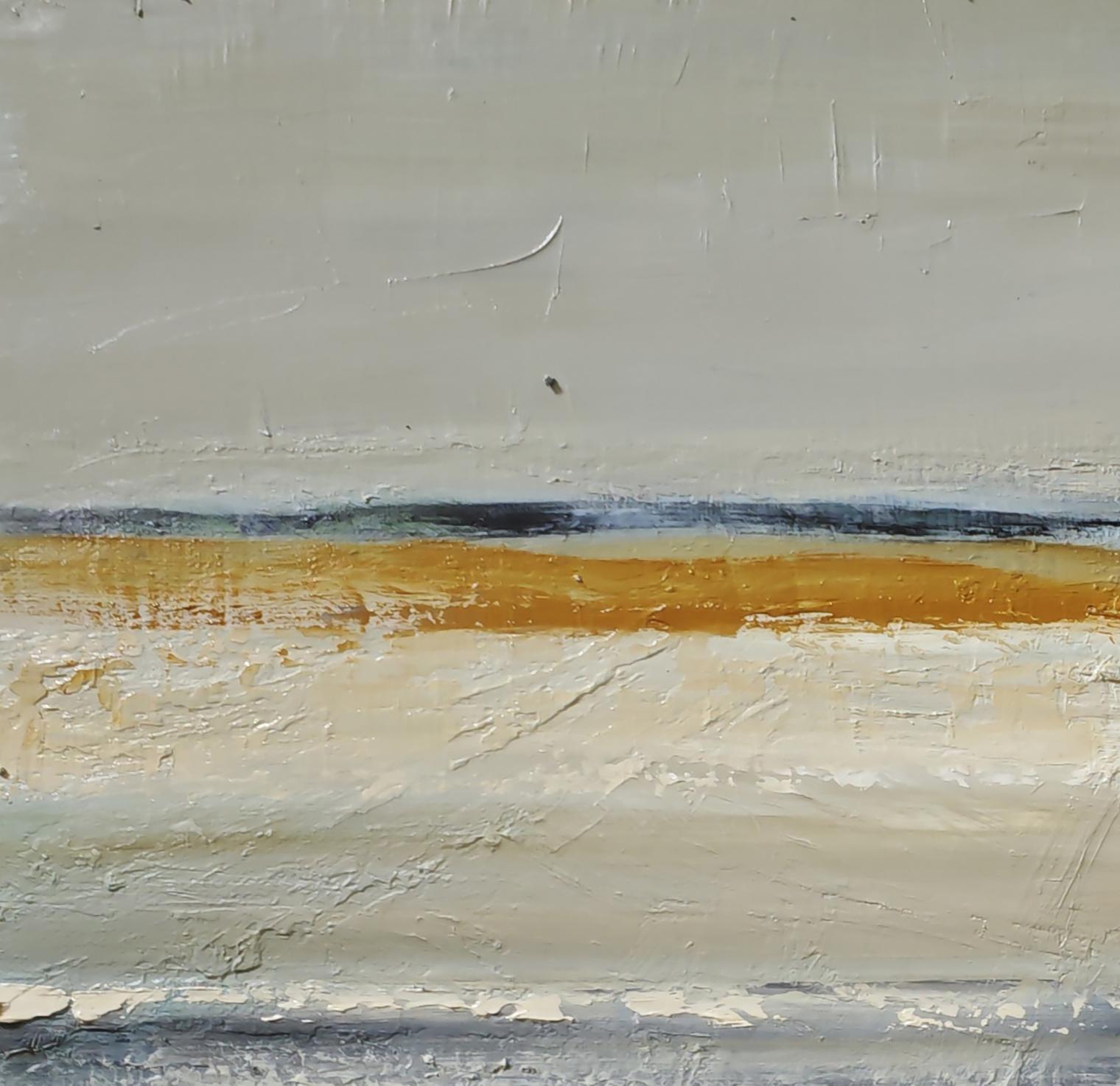 Au seuil du silence,  Paesaggio astratto, Olio, Espressionista, minimalista 3