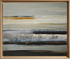 Au seuil du silence, Paesaggio astratto, Olio, Espressionista, minimalista