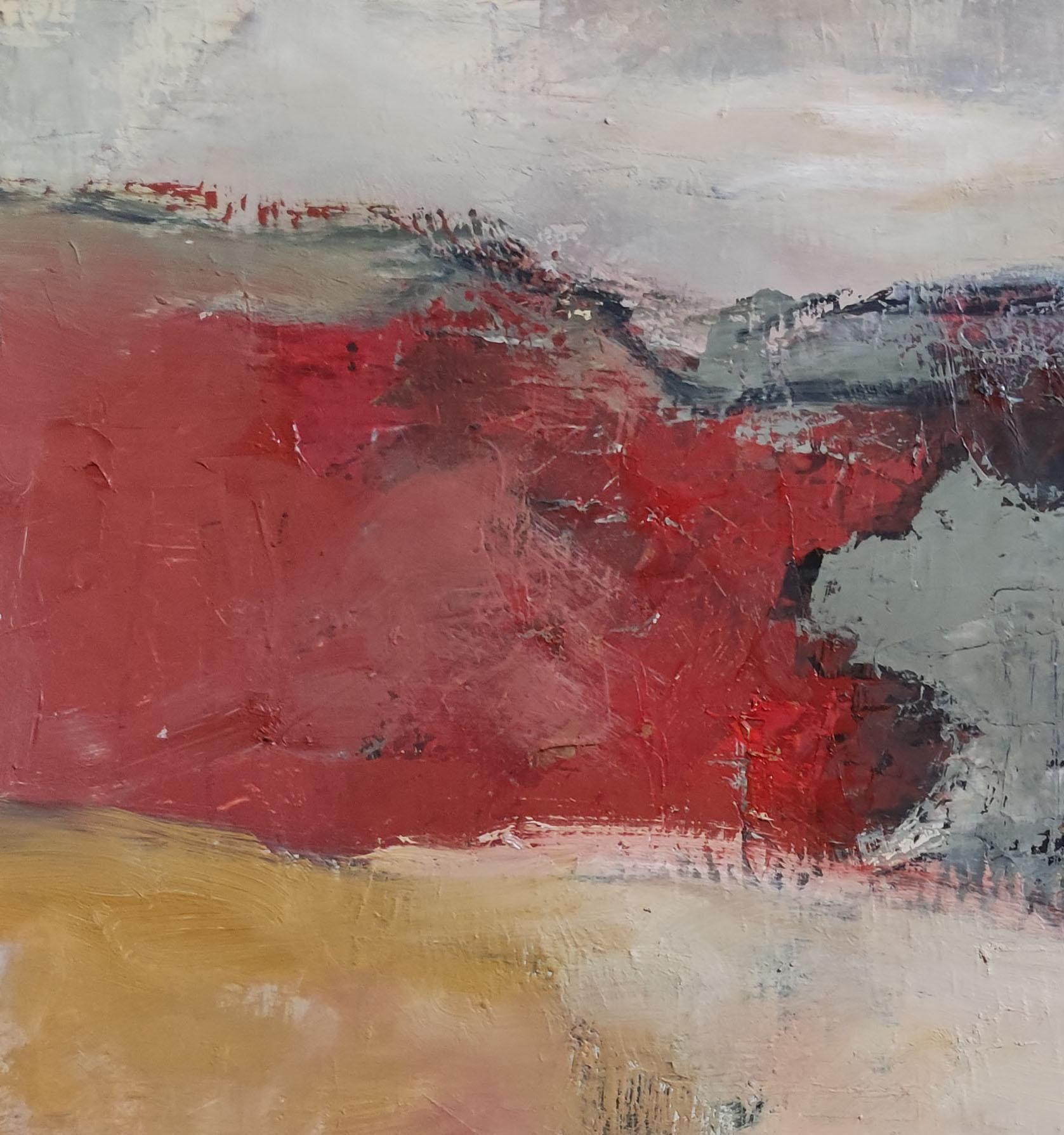 automn fields , countryside landscape, abstract, expressionism, oil, textured 1