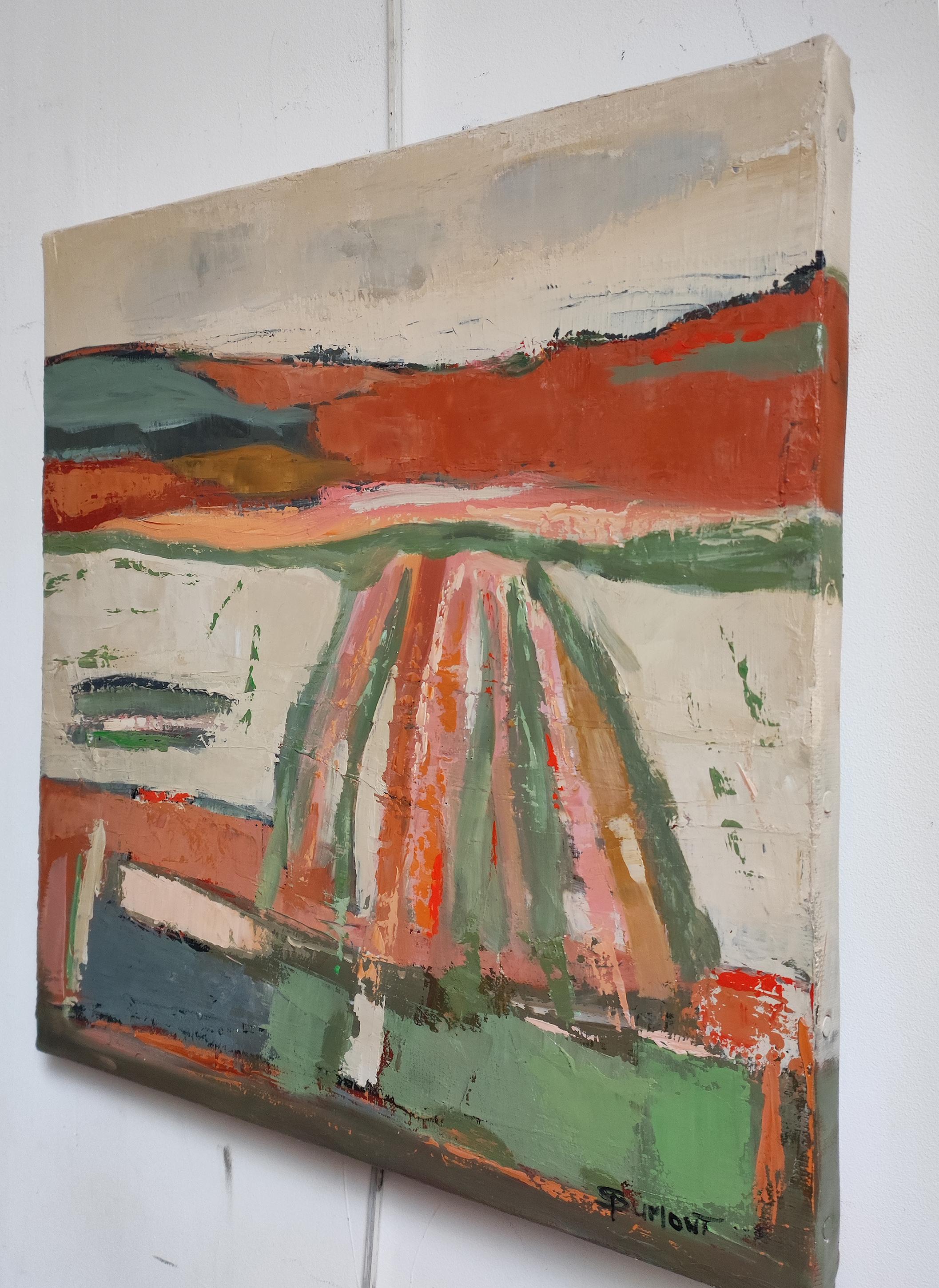 Title: Oil on canvas – 
unframed : 15.75 x 15.75 in (40 x 40 cm)
Framed: 18.5 x 18.5 in (47 x 47 cm) –
 Choice of black or natural wood floater frame
Year: 2025
Signed lower right
Certificate of authenticity included
Year: 2025

In Autumn Lands,