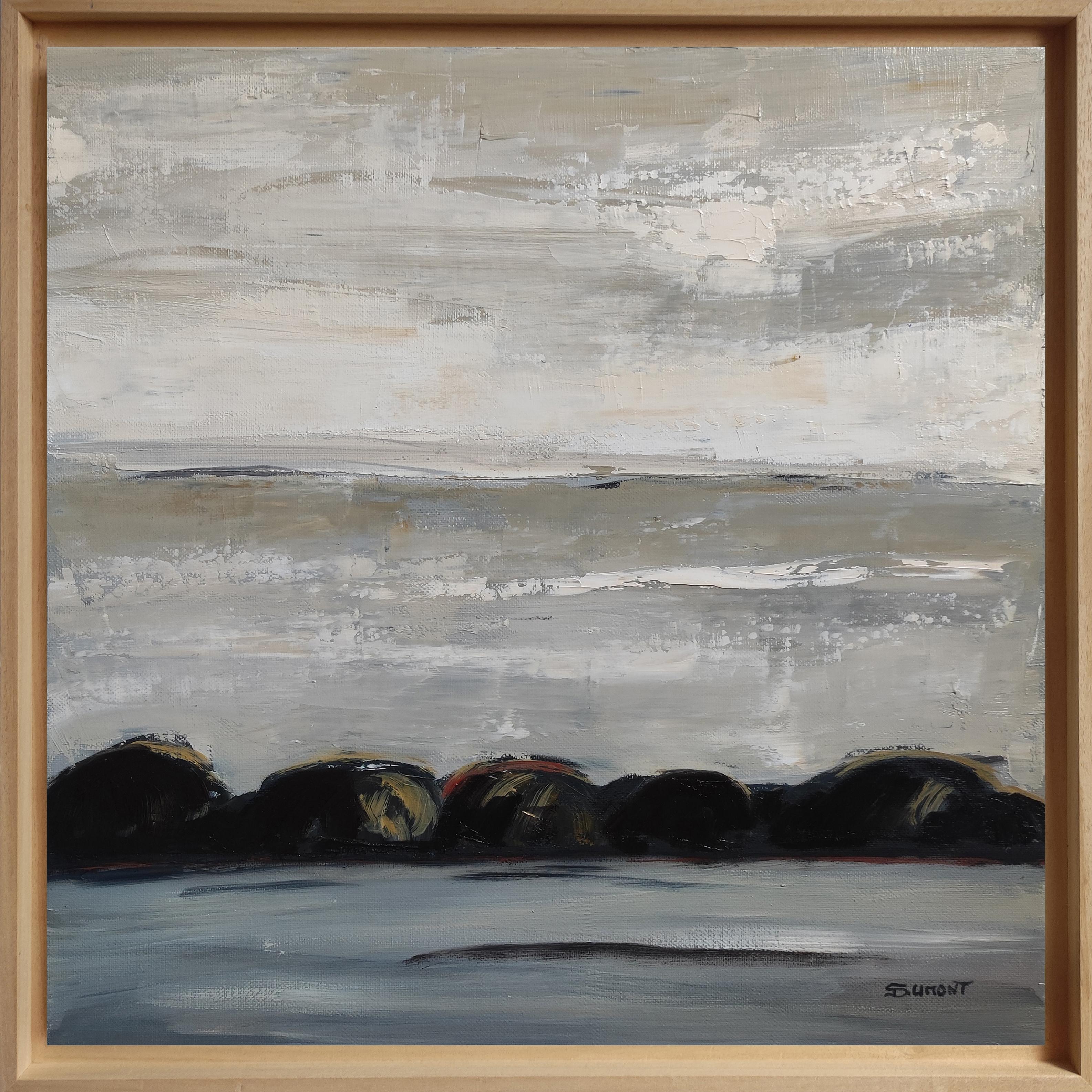 Retroilluminato, Paesaggio astratto, Campagna, Contemporaneo, Moderno,  Minimalismo 2