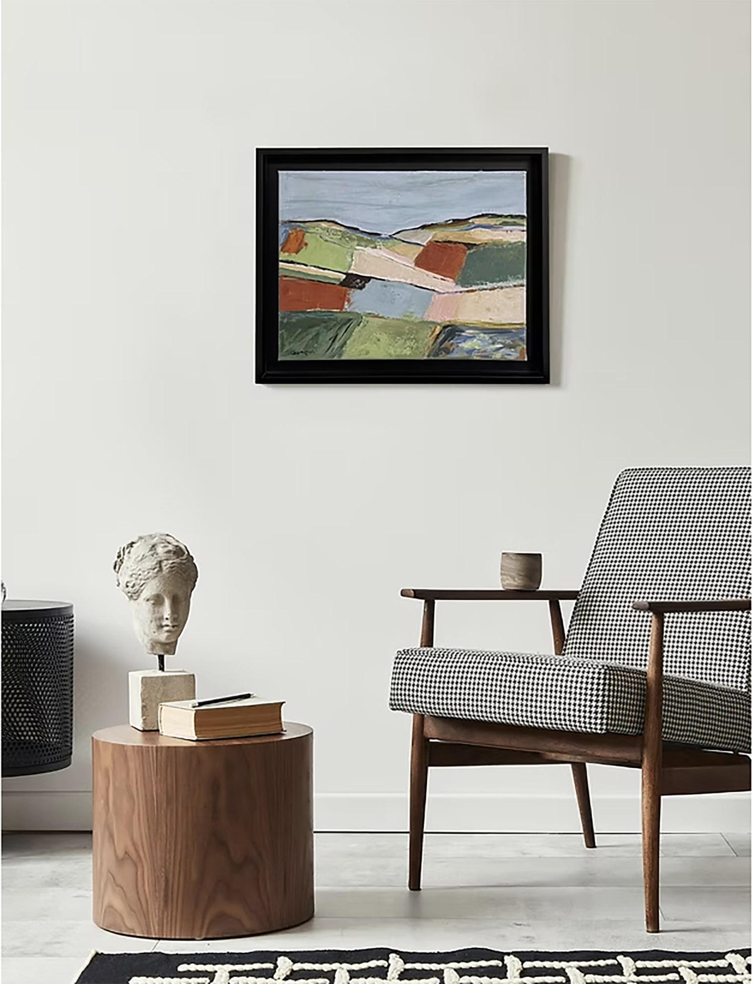 Balade, Paisaje expresionista abstracto, Arte contemporáneo francés, óleo sobre lienzo en venta 2