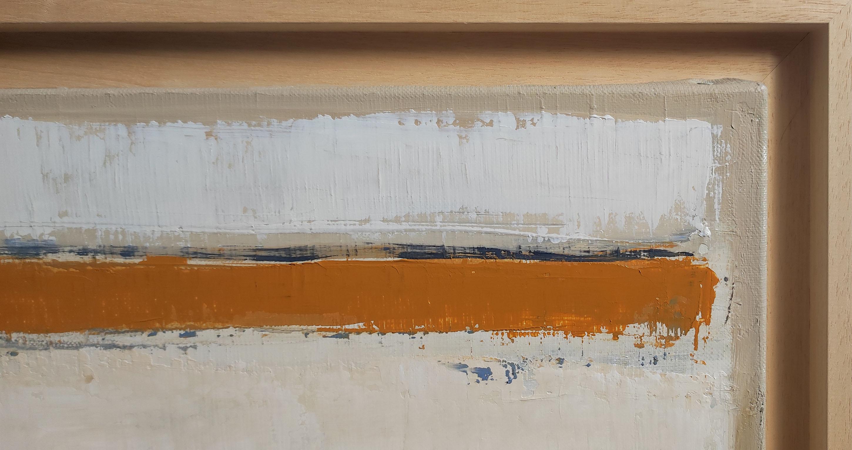 Tra cielo e terra: Paesaggio astratto, campagna, moderno contemporaneo - Painting Espressionismo astratto di SOPHIE DUMONT