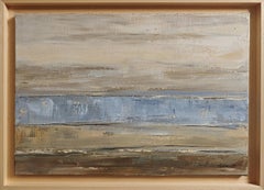 Between sky and sea - Modern Abstract Landscape paint – Original Oil on Canvas
