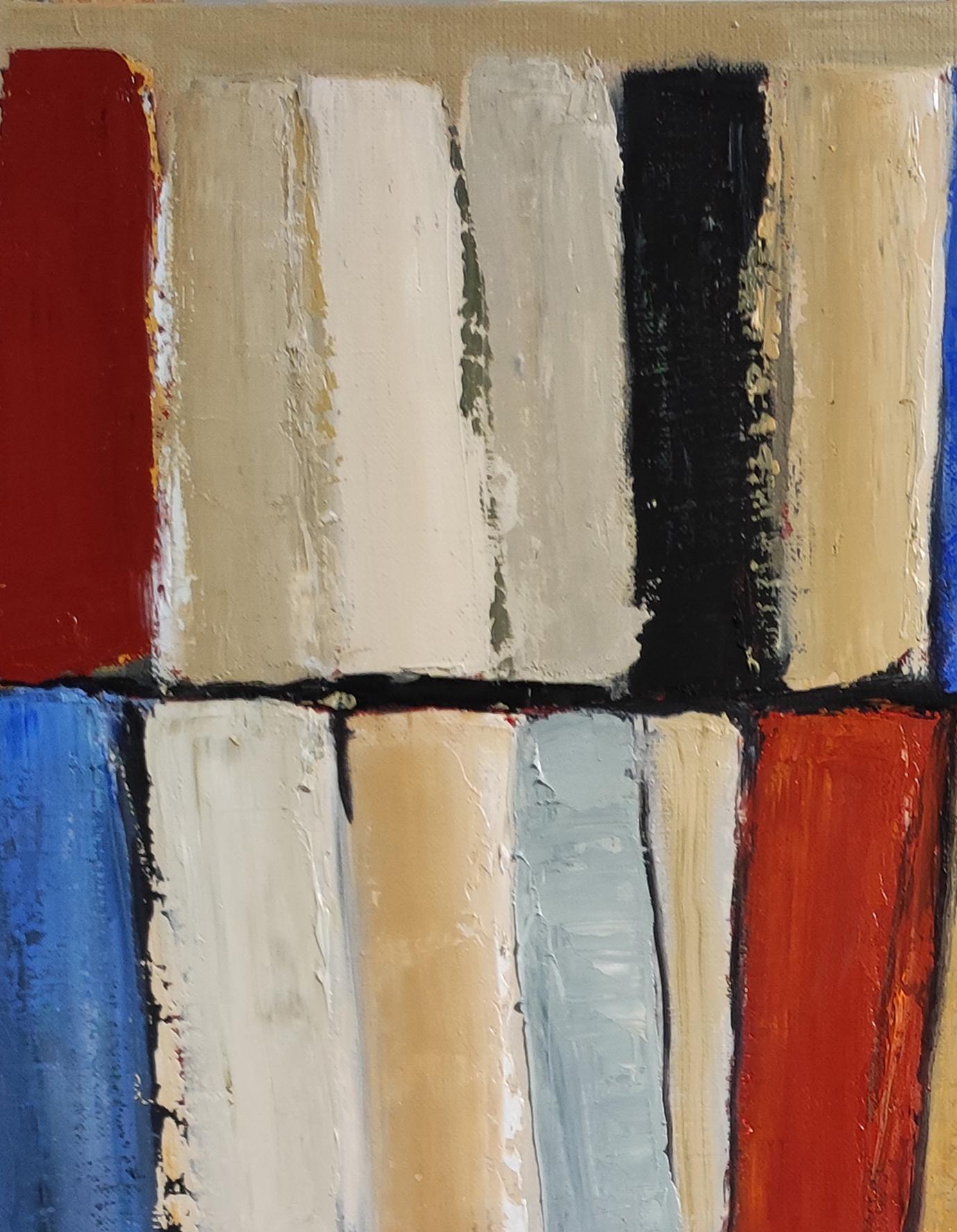 Bigarré, abstract library,  colored, expressionism, geometric, modern, texture 2