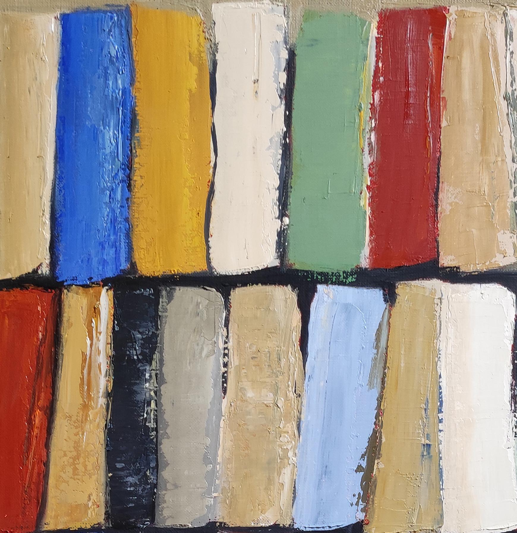 Bigarré, abstract library,  colored, expressionism, geometric, modern, texture 3