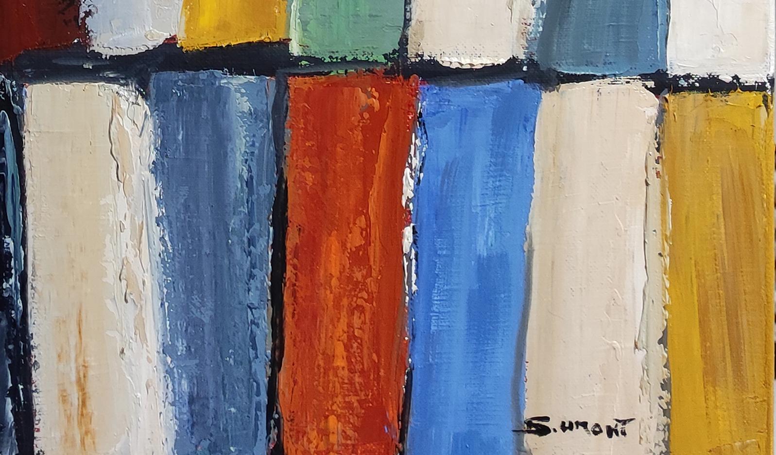 Bigarré, abstract library,  colored, expressionism, geometric, modern, texture 5