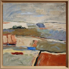 Cadence des saisons, Abstract landscape, textured, expressionism, French artist
