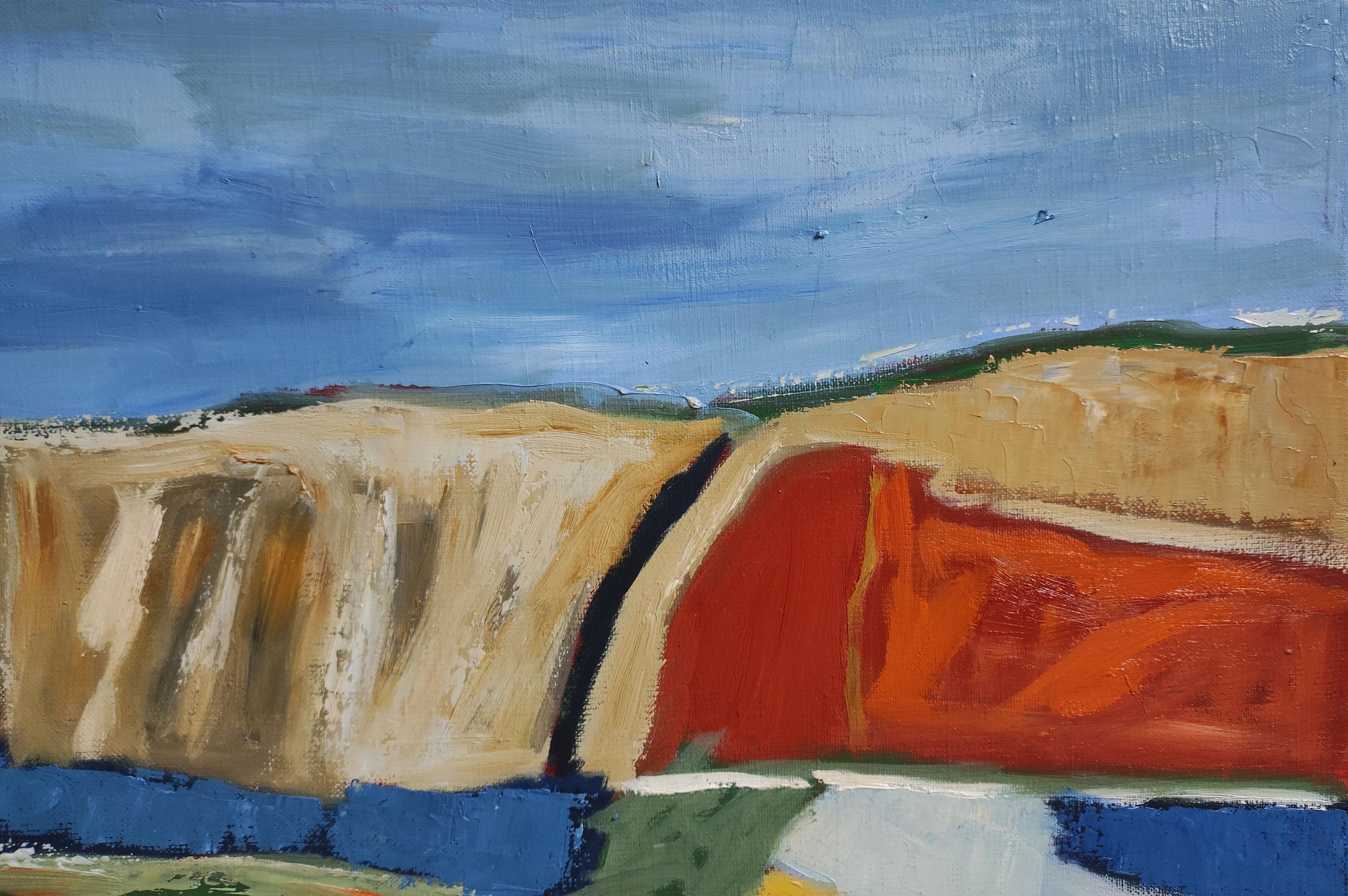 Chorus of Colors, Abstract Countryside Contemporary, multicolor Painting 2024s 1