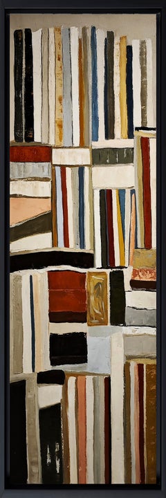 Compresión litteraire, Abstracto, Biblioteca, Expresionismo, Contemporáneo, Óleo
