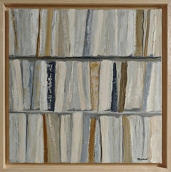 Contemporary Abstract Oil Painting on Canvas, Textured and Signed