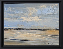 Contemporary Seascape Painting "Normandy Shoreline" by Sophie Dumont – Oil art