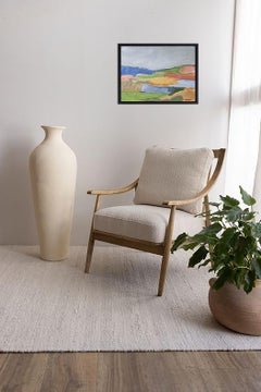 Couleurs éphemeres, Landschaft, Öl auf Leinwand, Expressionismus, Multicolor, französisch