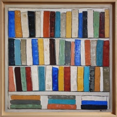 Cultura,  Abstrakte Bibliothek, Französisch, Expressionismus, Contemporary, multicolor