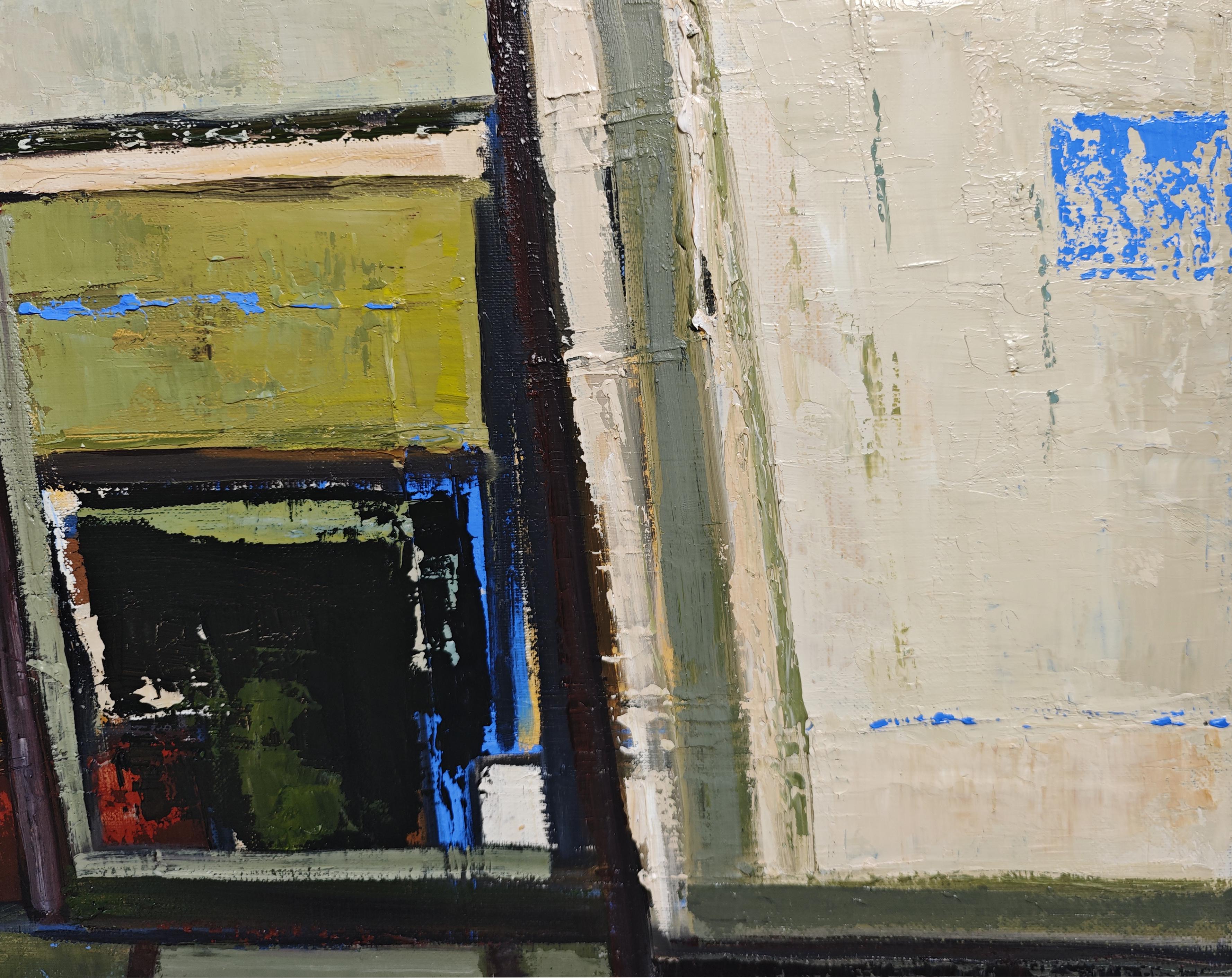 Dialogue des couleurs, Abstracto , óleo sobre lienzo, Expresionismo, Arte contemporáneo en venta 5