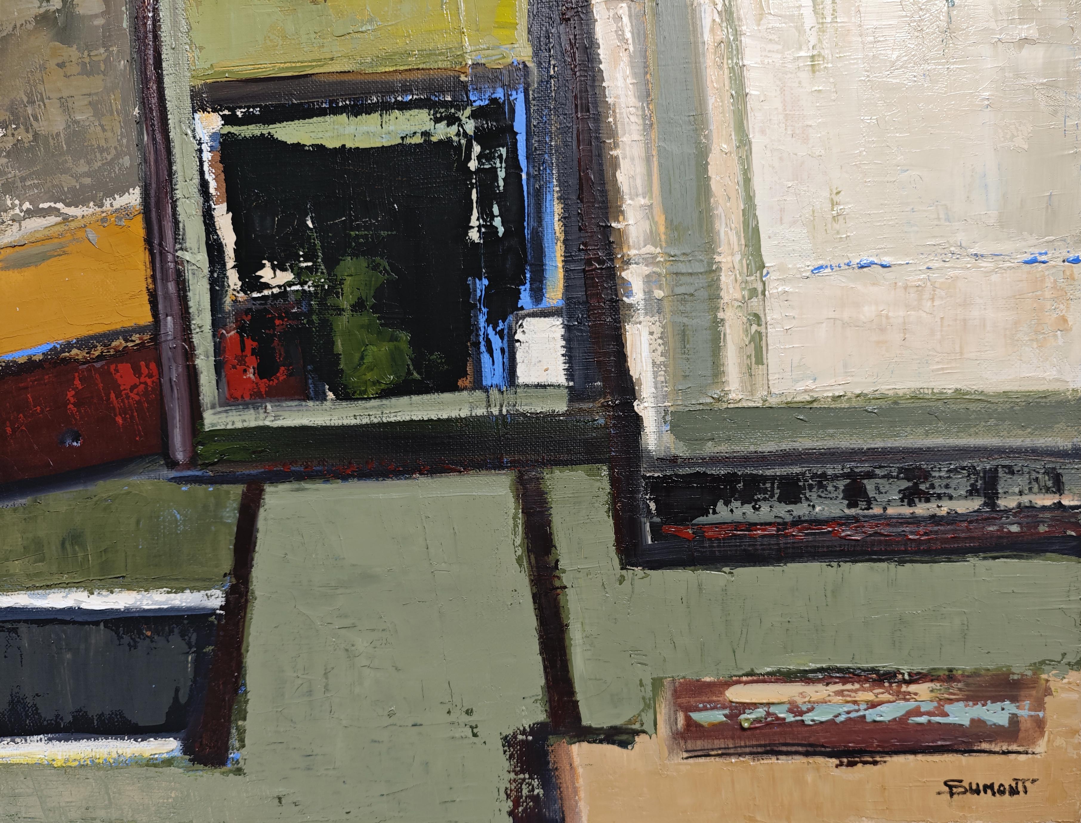 Dialogue des couleurs, Abstracto , óleo sobre lienzo, Expresionismo, Arte contemporáneo en venta 6