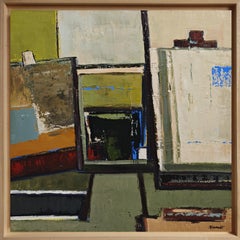 Dialogue des couleurs, Abstracto , óleo sobre lienzo, Expresionismo, Arte contemporáneo