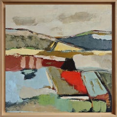 Earth Reflections - Modern Abstract Landscape paint – Original Oil on Canvas