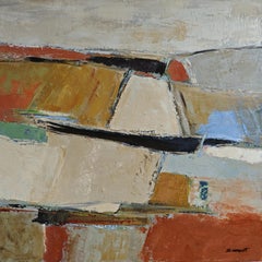 Echo of Lanscape, Abstract , oil, Contemporary, multicolor, french art, modern