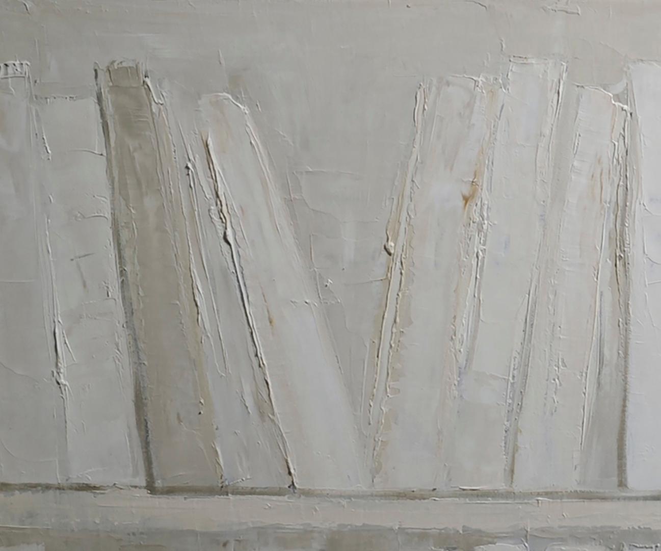 Eco di parole, astratto, minimalismo, biblioteca, Monochrom, Whiting, libri in vendita 1