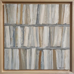 Ecru, bibliothèque abstraite,  lin, expressionnisme, minimalisme, moderne, The Moderns