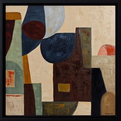 Enigma, peinture géométrique abstraite contemporaine de Sophie DUMONT