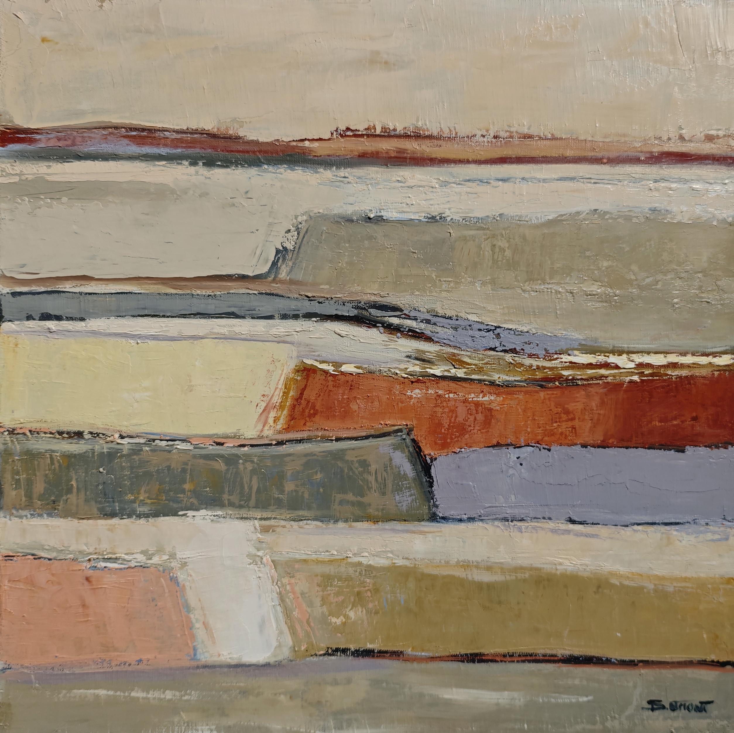 Taille sans cadre : 50 x 50 cm (15.75 x 15.75 in)
Taille encadrée 57 x 57 cm ou 22.44 x 22.44 in. 
Choisissez la couleur du cadre, noir ou bois.
Un certificat accompagne le tableau
le tableau est prêt à être accroché

Dans Entrelacement 2, Sophie