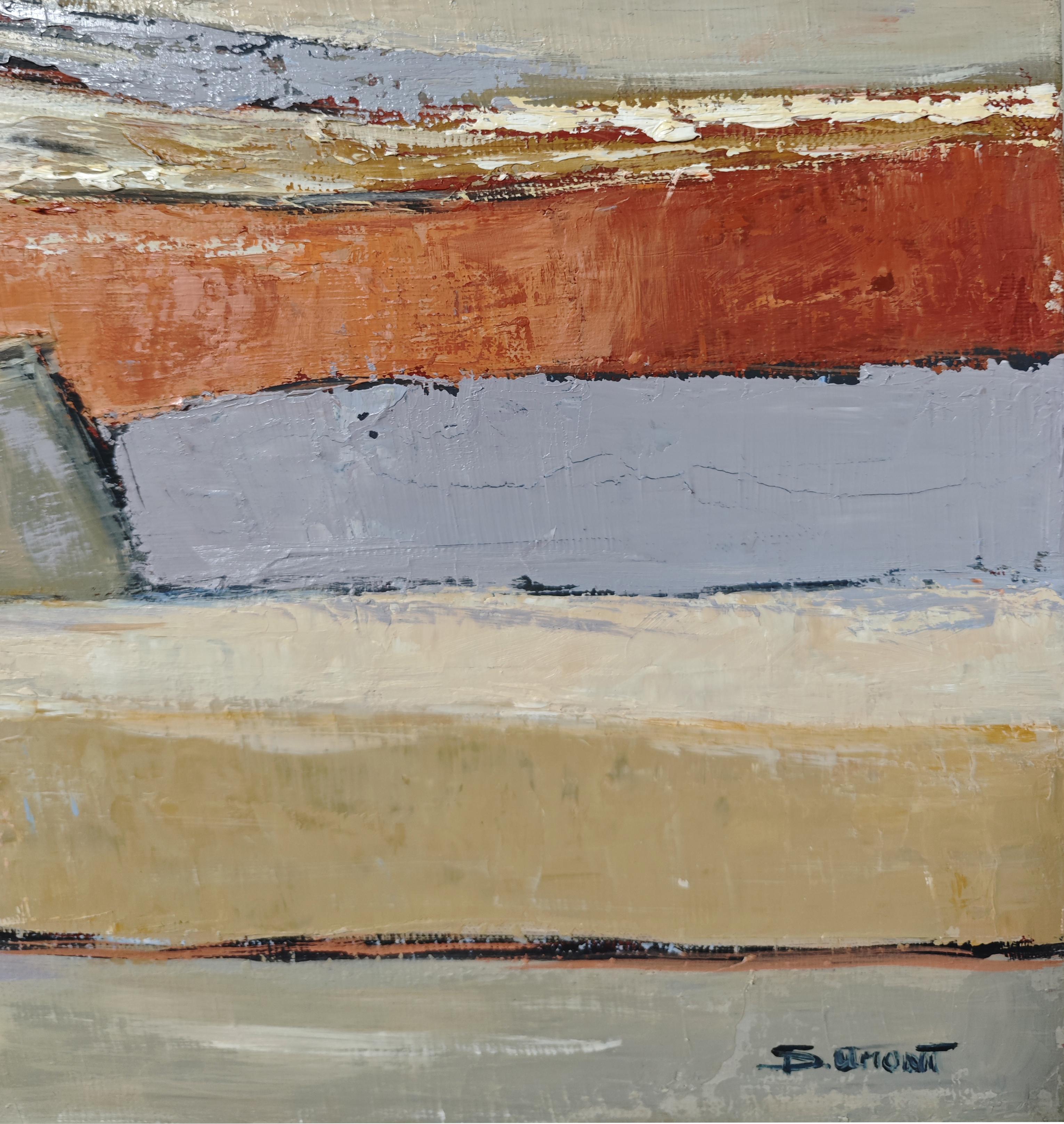 Entrelacement 2,  Paysage abstrait, huile sur toile, Expressionnisme, Contemporary en vente 1