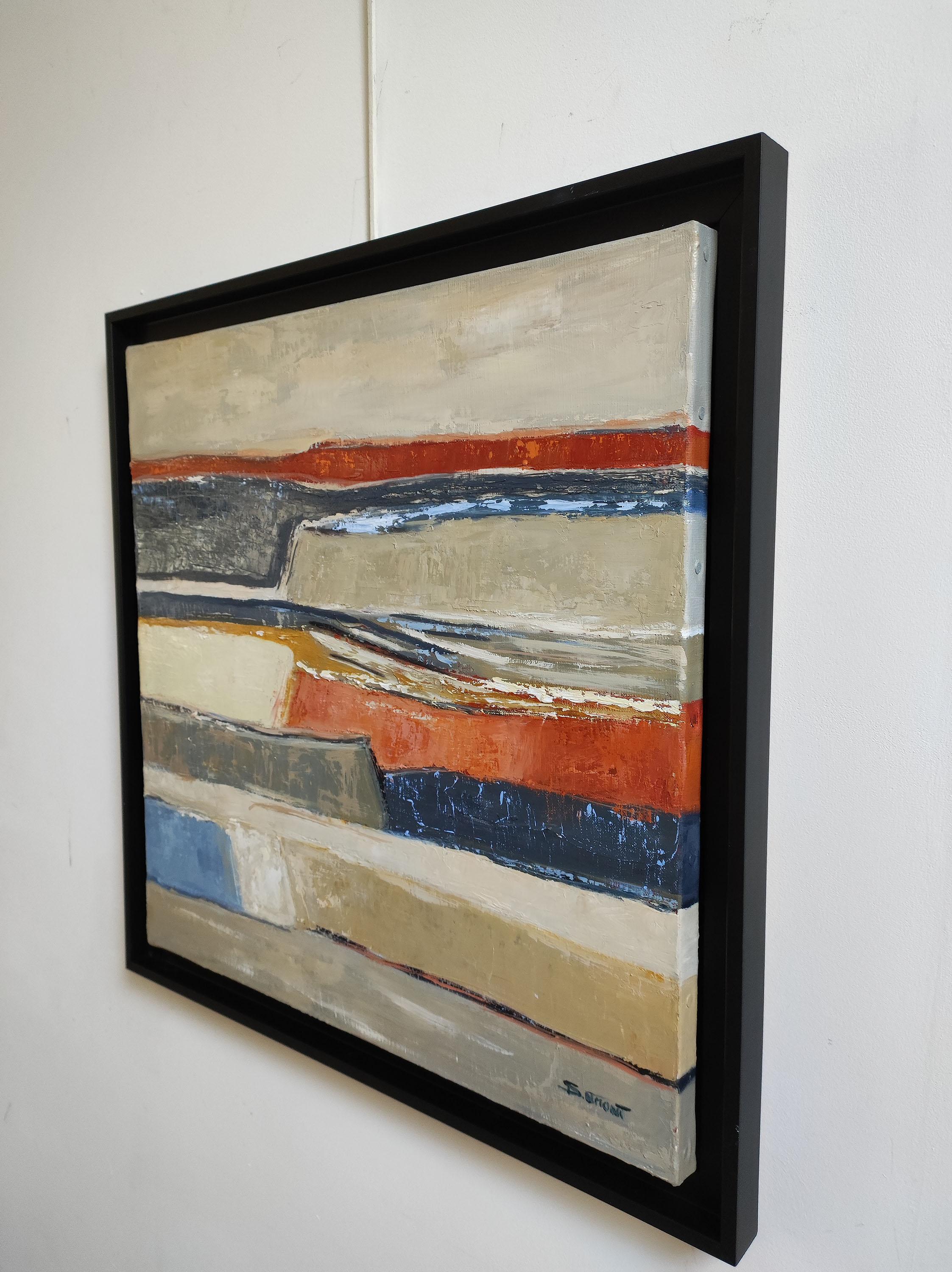 Intraprendere,  Paesaggio astratto, olio su tela, Espressionismo, Contemporaneo in vendita 1
