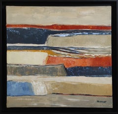 Intraprendere,  Paesaggio astratto, olio su tela, Espressionismo, Contemporaneo