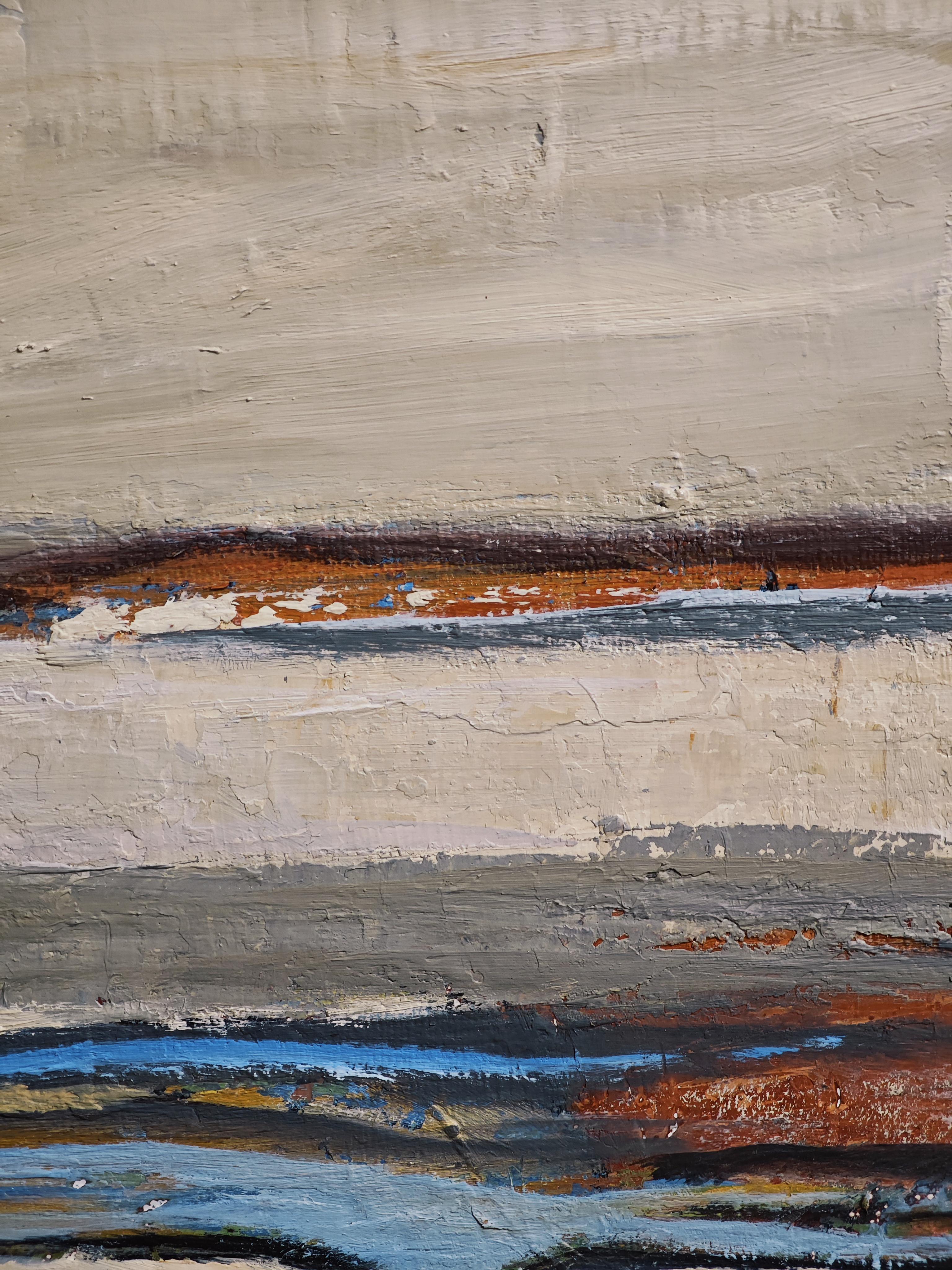 Entrelacs 4, Astratto, Paesaggio, Olio su tela,  Artista francese, contemporaneo in vendita 1