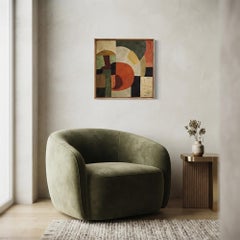 Epicentre, Contemporary Abstract Geometric Painting by Sophie Dumont