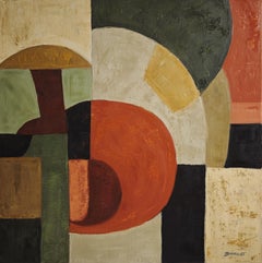 Epicentre, pittura astratta e geometrica contemporanea di Sophie Dumont