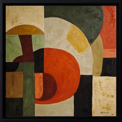 Epicentre, pittura astratta e geometrica contemporanea di Sophie Dumont
