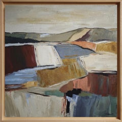 Equilibre des strates, Abstract Lanscape, oil, Expressionism, Contemporary art