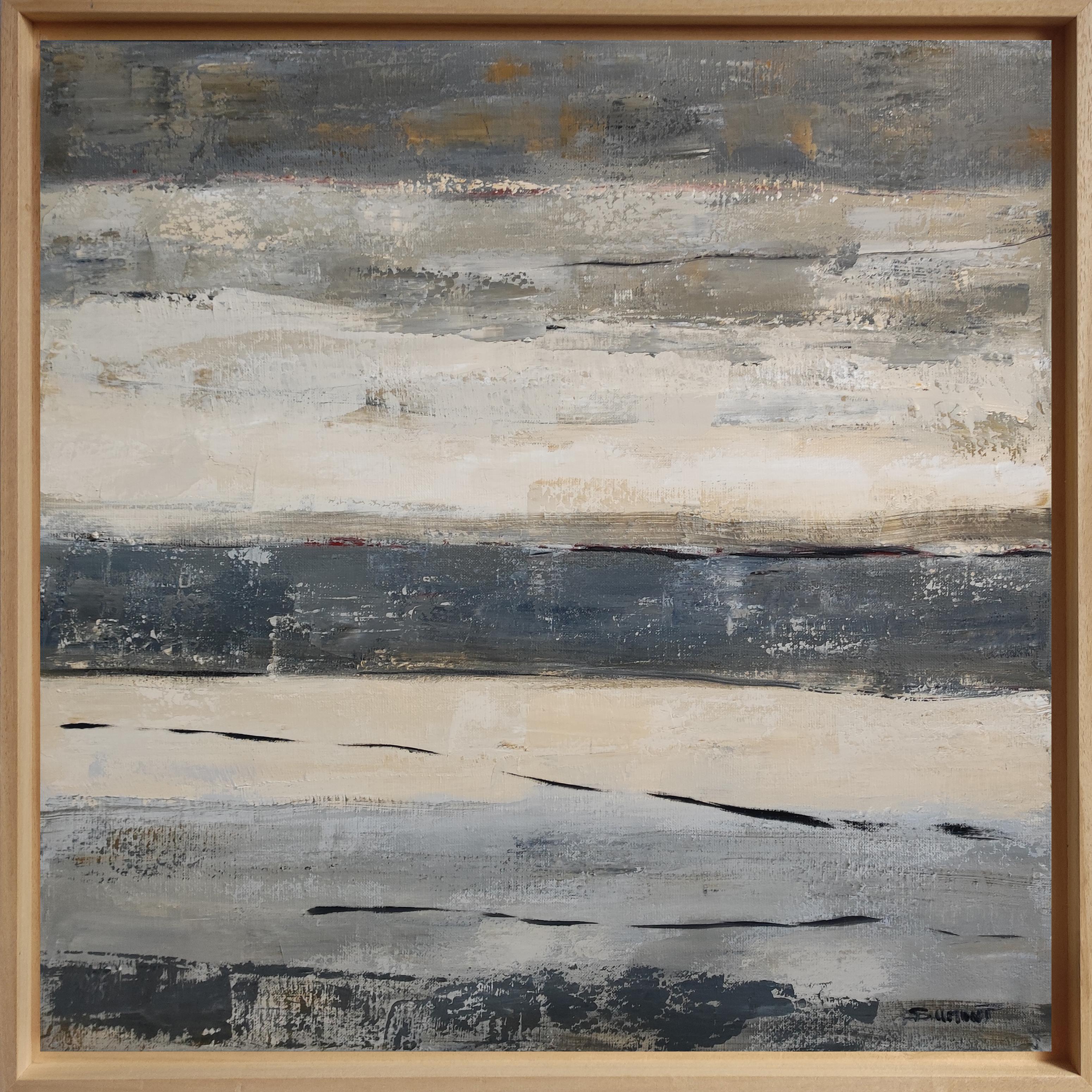 Luce evanescente, Paesaggio astratto, Contemporaneo, Moderno,  Minimalismo, Francese - Painting di SOPHIE DUMONT