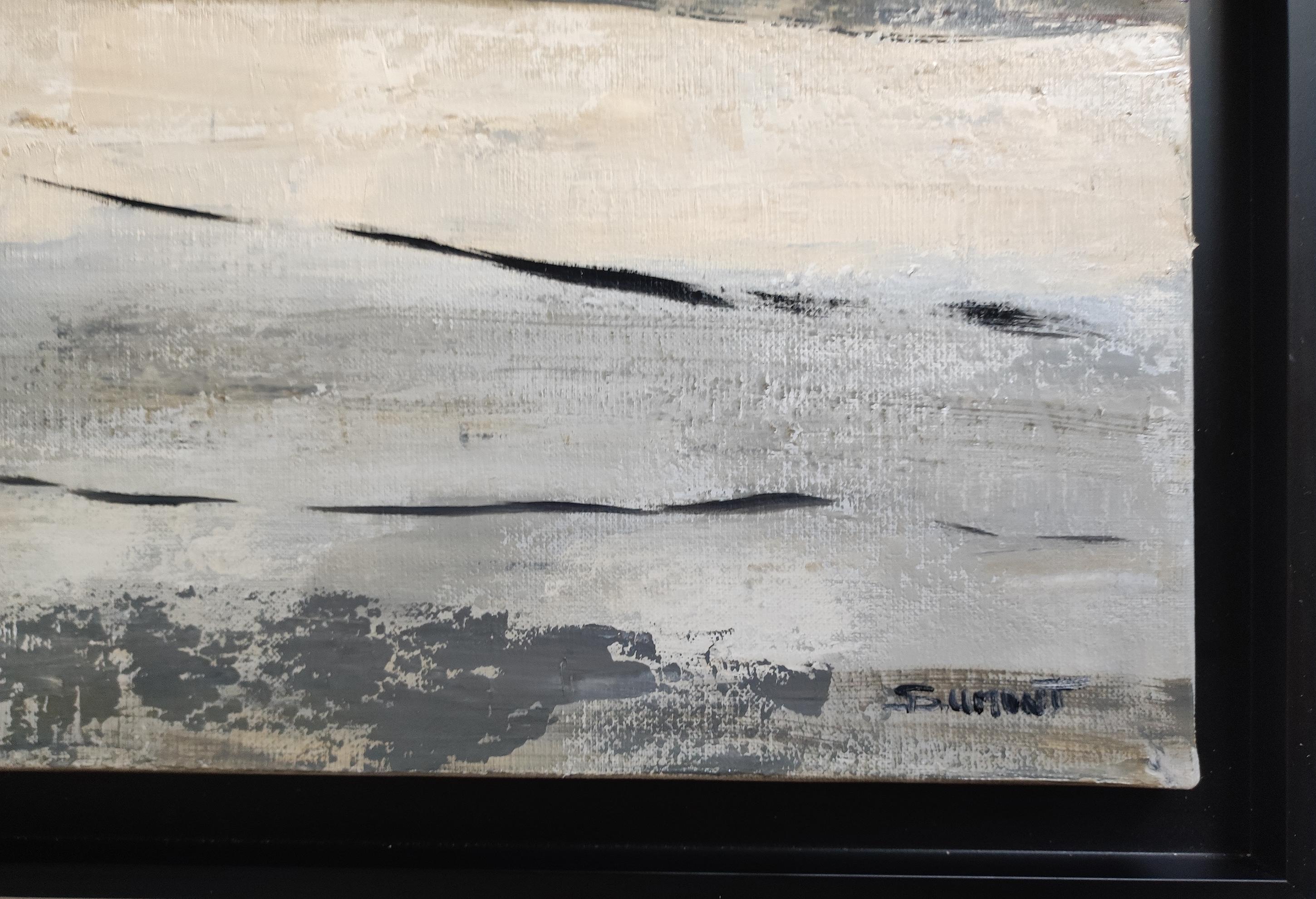 Luce evanescente, Paesaggio astratto, Contemporaneo, Moderno,  Minimalismo, Francese in vendita 2