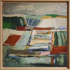 Fragments de paysage - Modern Abstract Landscape paint – Original Oil on Canvas