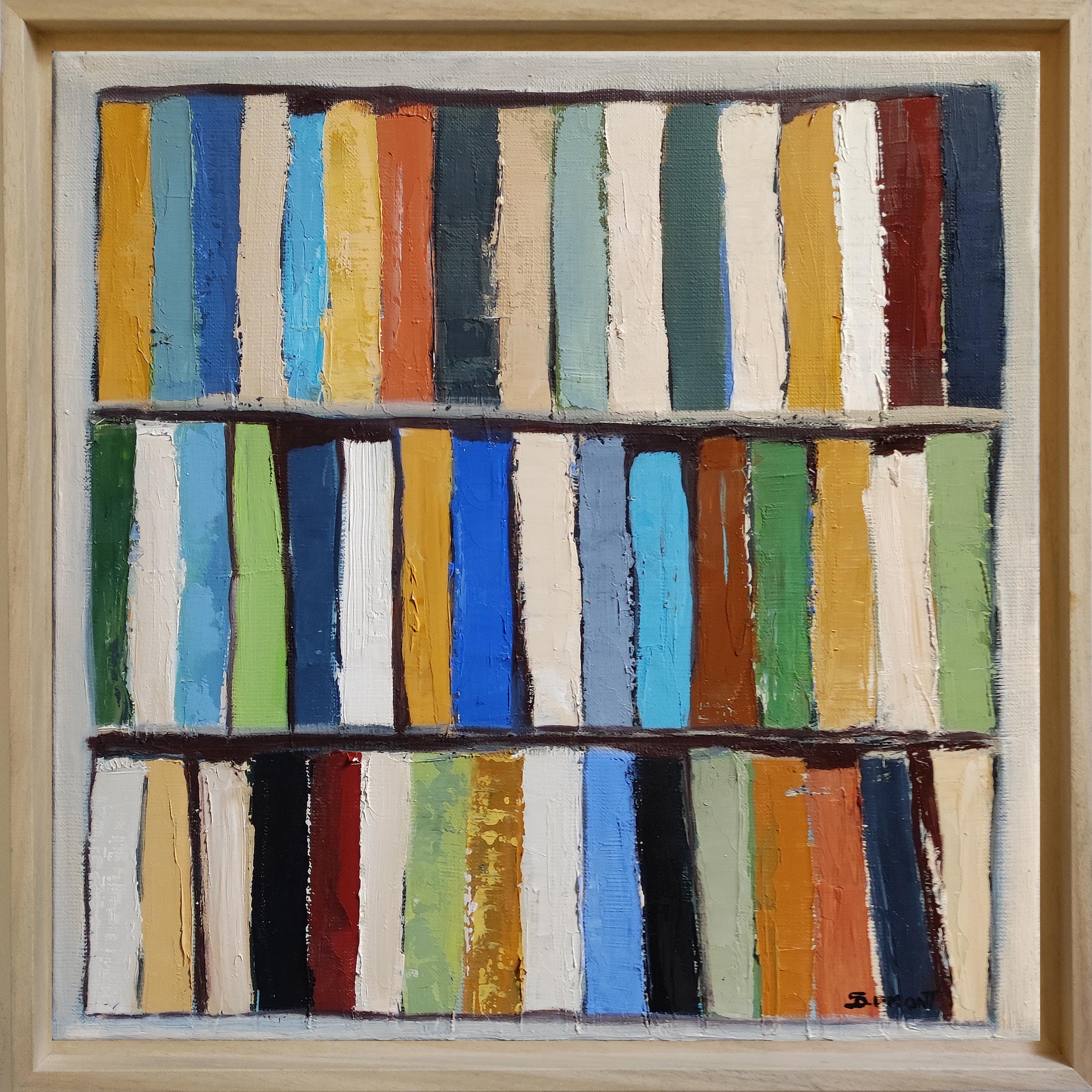 Gamme litteraire, Abstract, Library, French, Minimalism, Modern, Expressionism 1