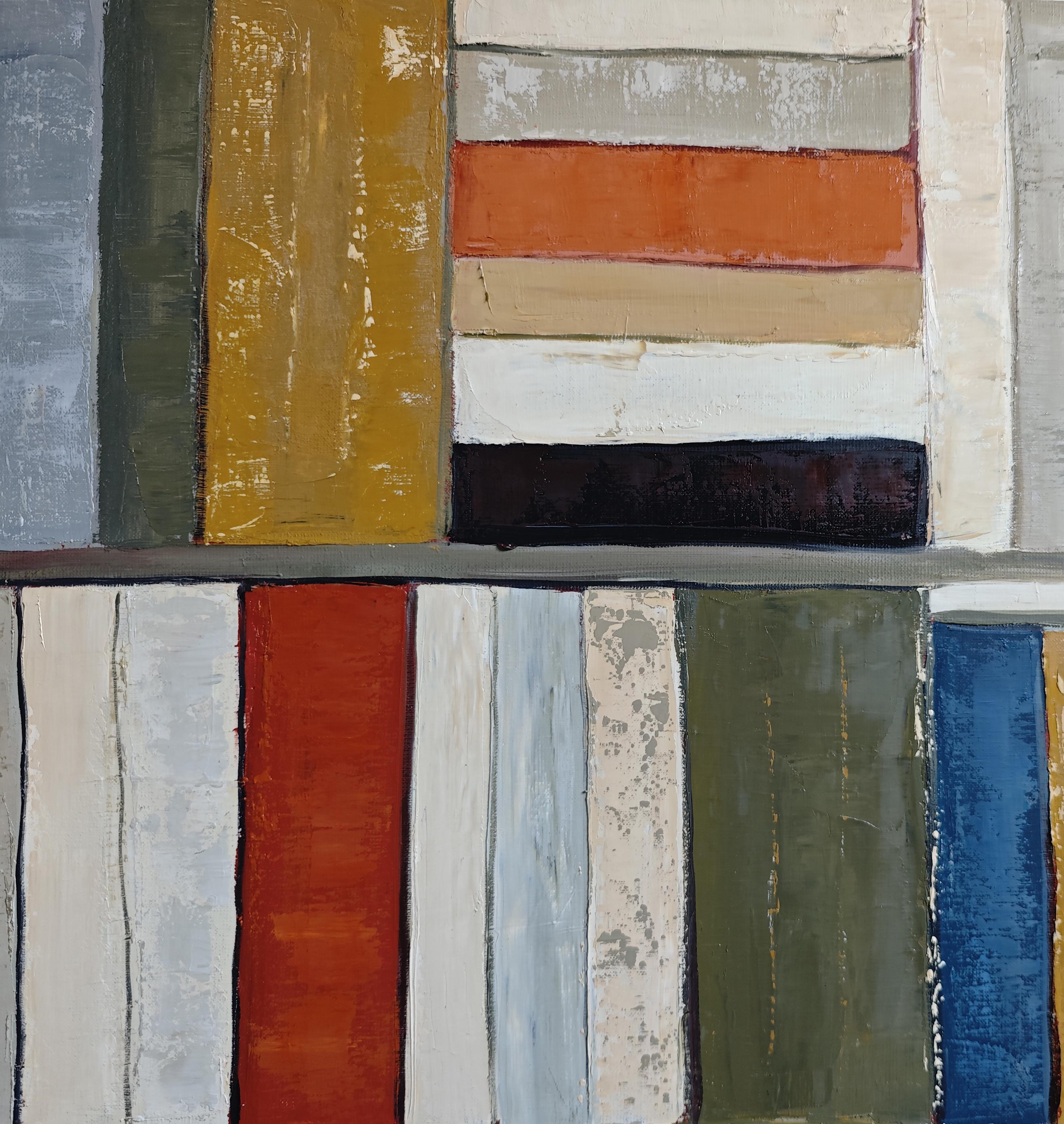 Oil on canvas – 39.37 × 39.37 in (100 × 100 cm)
Framed: approx. 42.13 × 42.13 in (107 × 107 cm)
Frame options: natural wood or black
Year: 2025 – Signed front
Certificate of authenticity included

In Geometry of Thought, French contemporary artist